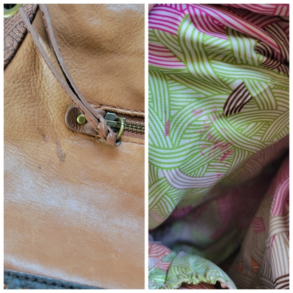 The Sak | Cute Brown Leather Braided Strap Shoulder Bag (OS) - Picture 16 of 16